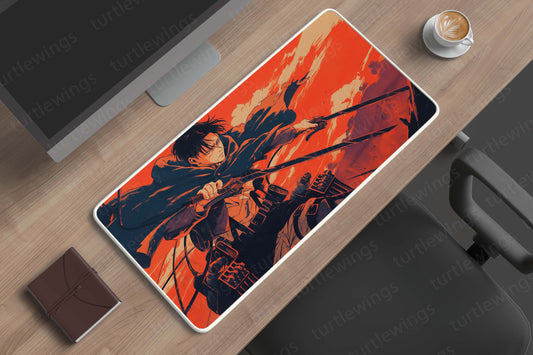 Levi Ackerman AOT Deskmat 1