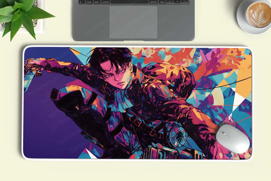 Levi Ackerman AOT Deskmat 2