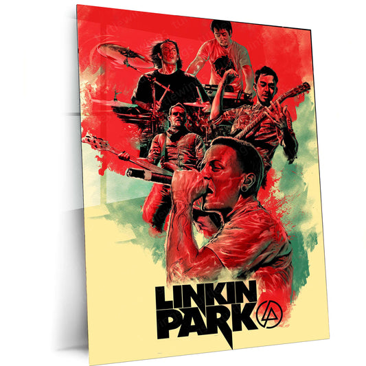 Linkin Park Metal Poster – Iconic Band Tribute Art.2