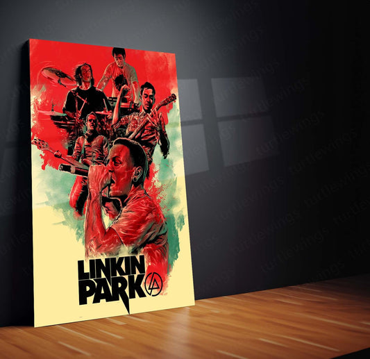 Linkin Park Metal Poster – Iconic Band Tribute Art.2