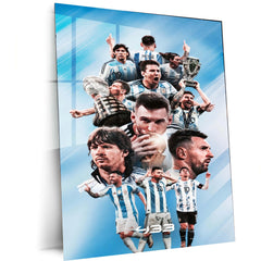 Lionel Messi Metal Frame – Legendary Football Wall Art 2