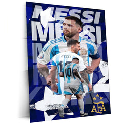 Lionel Messi Metal Frame – Legendary Football Wall Art 3