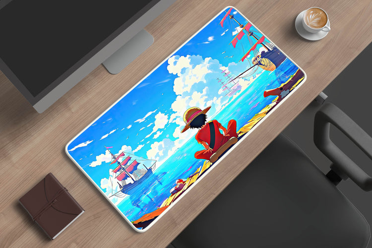 Luffy OnePBackdrop - Set Sail with the King of the Pirates