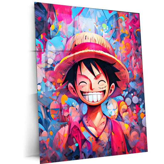 Pirate's Resolve - Luffy Metal Poster | One Piece Wall Art | HD Quality 02