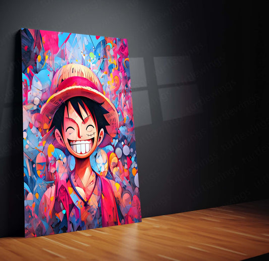 Pirate's Resolve - Luffy Metal Poster | One Piece Wall Art | HD Quality 02