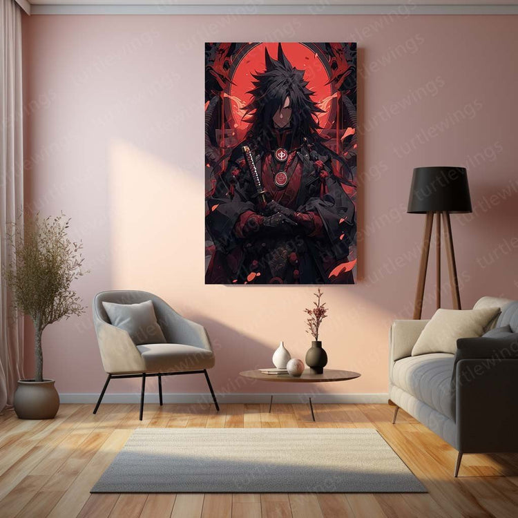 Eternal Darkness - Madara Uchiha Naruto Anime Metal Poster | Shinobi Wall Art | HD Quality 03