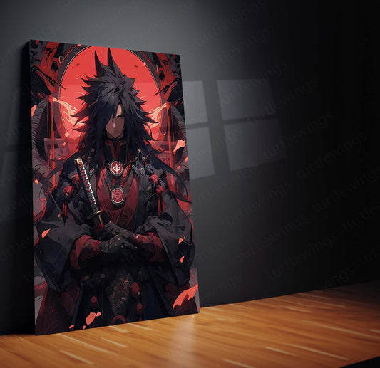 Eternal Darkness - Madara Uchiha Naruto Anime Metal Poster | Shinobi Wall Art | HD Quality 03