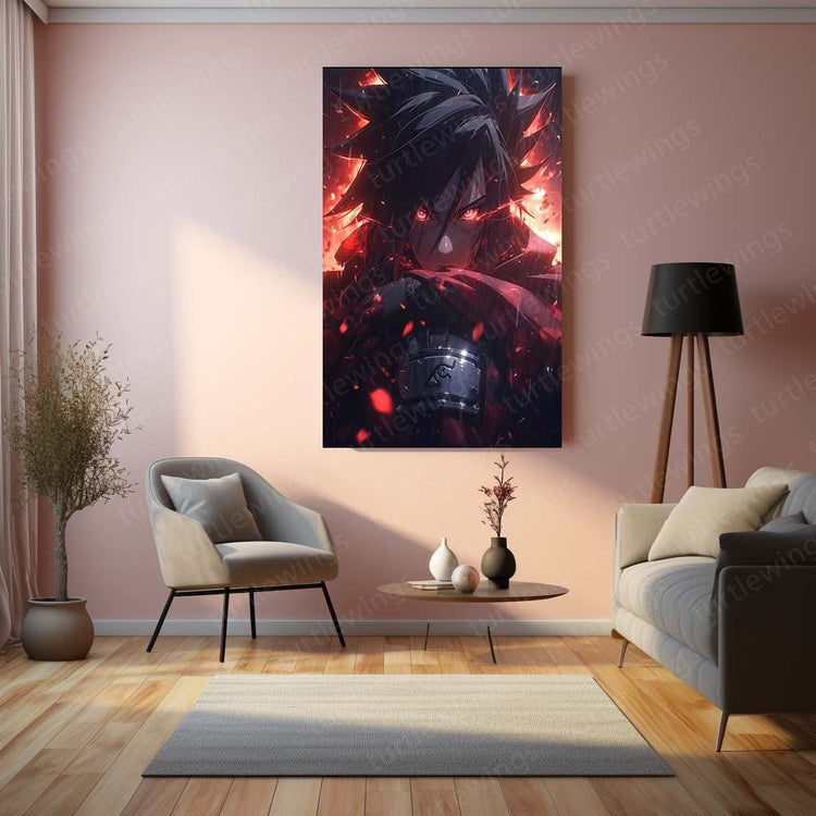 Eternal Darkness - Madara Uchiha Naruto Anime Metal Poster | Shinobi Wall Art | HD Quality 05