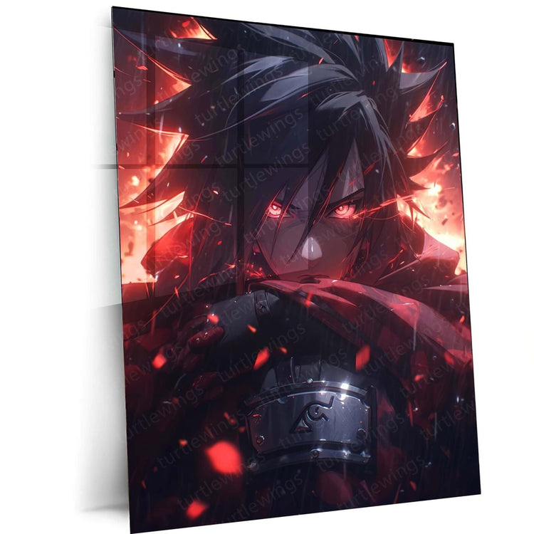 Eternal Darkness - Madara Uchiha Naruto Anime Metal Poster | Shinobi Wall Art | HD Quality 05