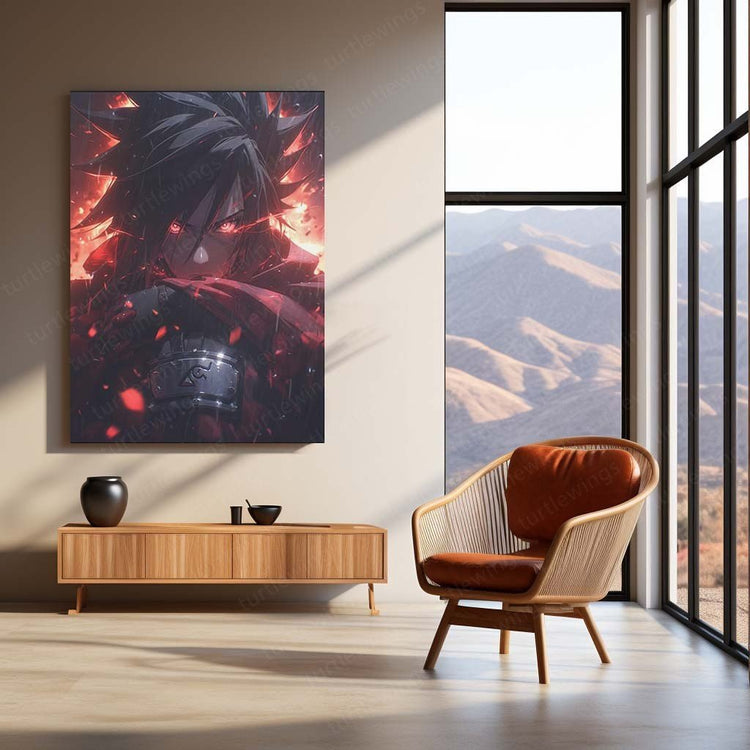 Eternal Darkness - Madara Uchiha Naruto Anime Metal Poster | Shinobi Wall Art | HD Quality 05