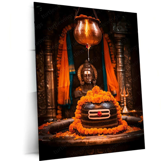 Trimbakeshawr Jyotirling Nashik Metal Poster 5 - TURTLEWINGS 