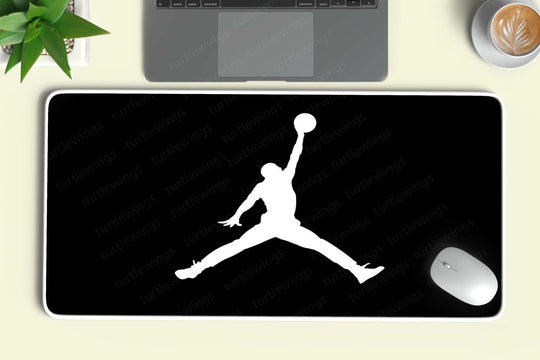 Michael Jordan Logo Deskmat | Basketball Legend | Office &amp; Gaming Mat