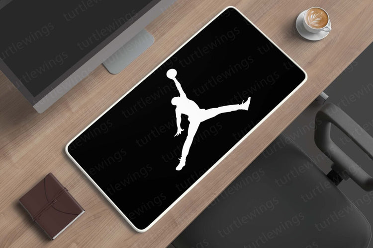 Michael Jordan Logo Deskmat | Basketball Legend | Office &amp; Gaming Mat