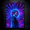 Title: Movie Poster of John Wick Neon LED Metal Frame