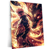 Naruto x Kurama Metal Poster – Legendary Tailed Beast & Ninja Duo | Naruto Anime Wall Art