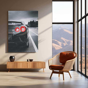 Nissan R35 GTR Neon LED Metal Frame â Ultimate Sports Car Wall Art 1 - TURTLEWINGS 