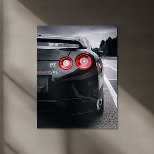 Nissan R35 GTR Neon LED Metal Frame â Ultimate Sports Car Wall Art 1 - TURTLEWINGS 