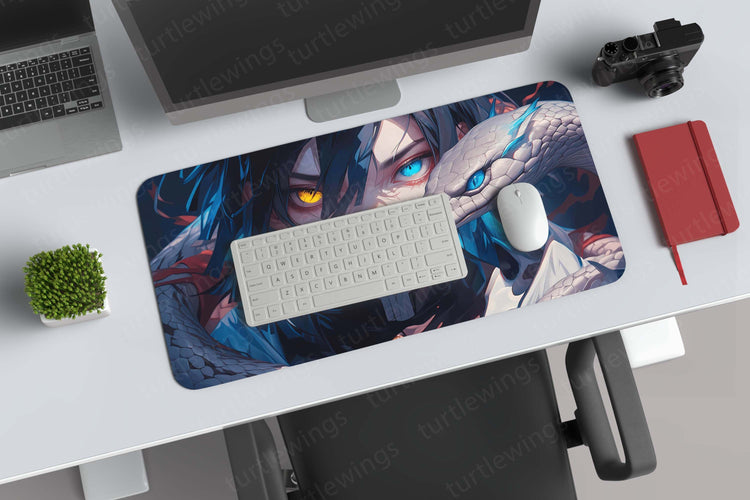 Obanai Iguro Demon Slayer Deskmat | Serpent Hashira Design