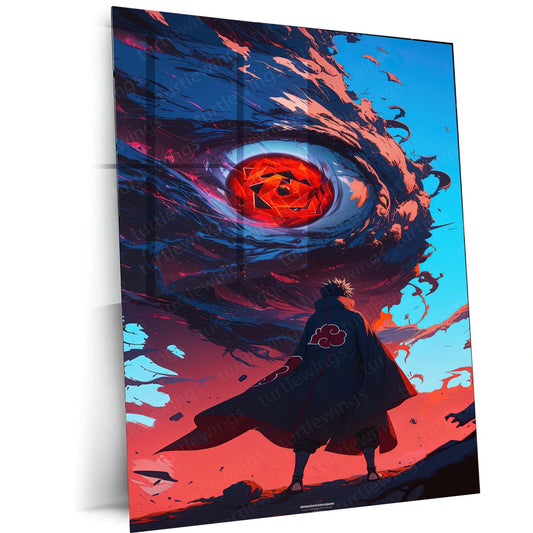 Masked Sorrow - Obito Uchiha Naruto Anime Metal Poster | Shinobi Wall Art | HD Quality 02