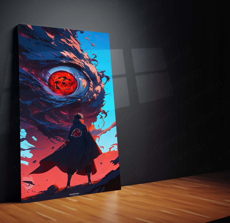 Masked Sorrow - Obito Uchiha Naruto Anime Metal Poster | Shinobi Wall Art | HD Quality 02