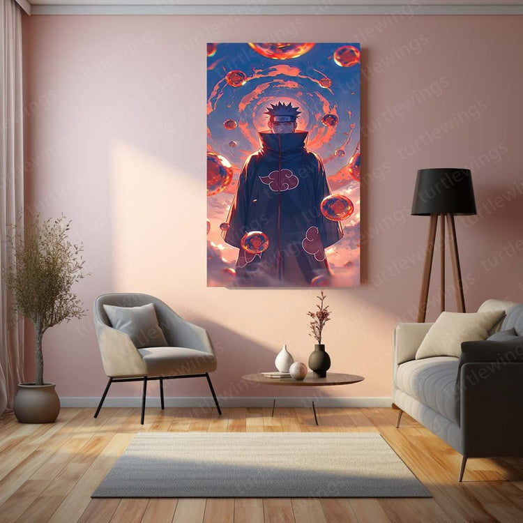 Masked Sorrow - Obito Uchiha Naruto Anime Metal Poster | Shinobi Wall Art | HD Quality 04