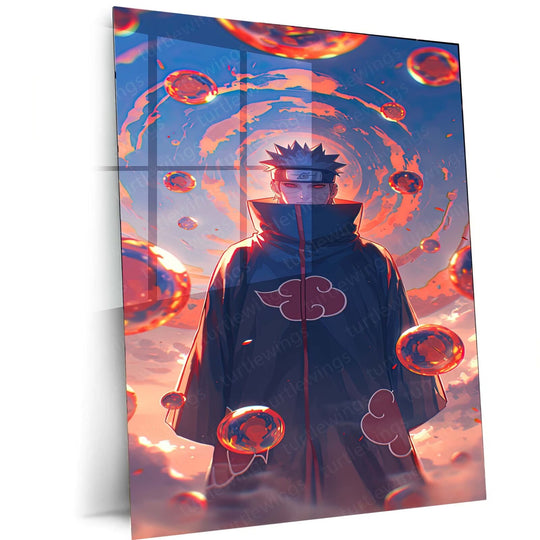 Masked Sorrow - Obito Uchiha Naruto Anime Metal Poster | Shinobi Wall Art | HD Quality 04