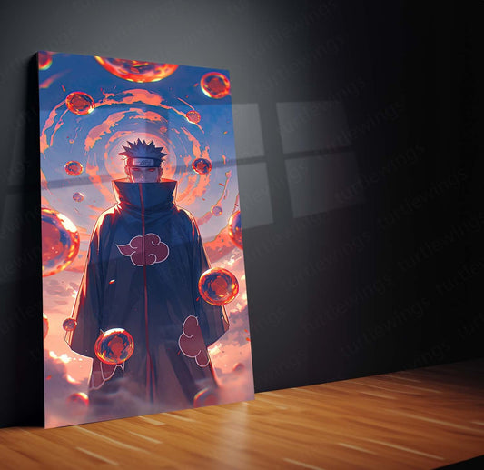 Masked Sorrow - Obito Uchiha Naruto Anime Metal Poster | Shinobi Wall Art | HD Quality 04