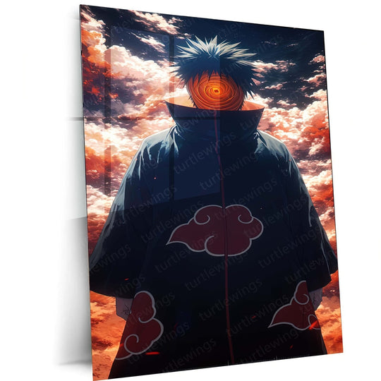 Masked Sorrow - Obito Uchiha Naruto Anime Metal Poster | Shinobi Wall Art | HD Quality 05