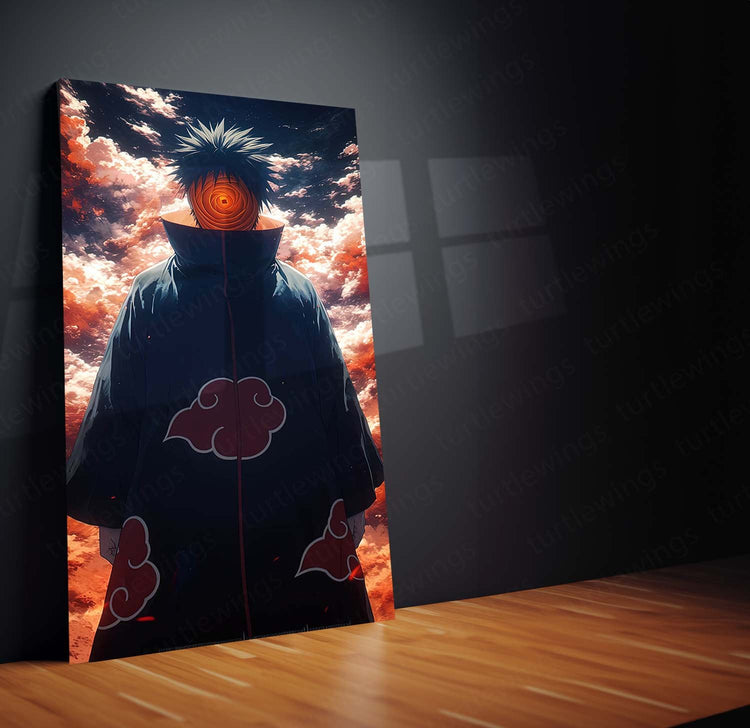 Masked Sorrow - Obito Uchiha Naruto Anime Metal Poster | Shinobi Wall Art | HD Quality 05