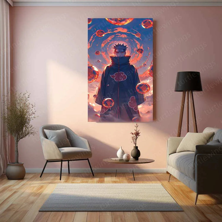 Obito Uchiha Metal Poster – The Shinobi Who Endured the Darkness - TURTLEWINGS 