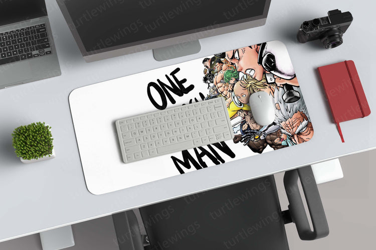 One Punch Man Heroes Deskmat | Saitama and the Heroes Art