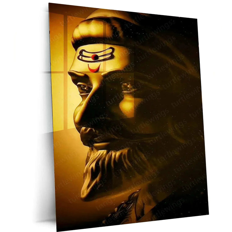 Chhtrapati Shivaji Maharaj Metal Poster - TURTLEWINGS 