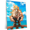 Portgas D. Ace Metal Poster | One Piece Anime Wall Art | HD Print 2