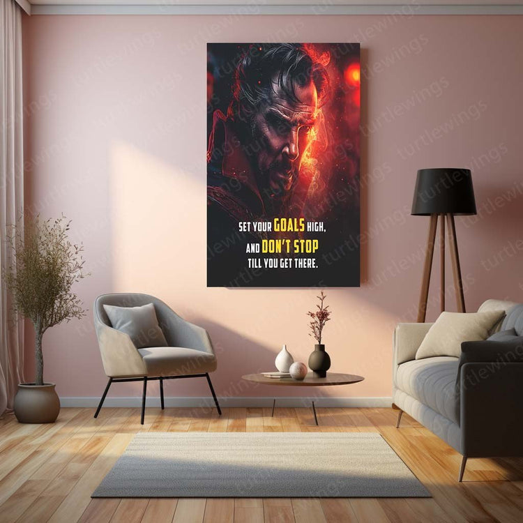 Mystic Wisdom - Doctor Strange Quote Metal Poster | Marvel Wall Art | HD Print