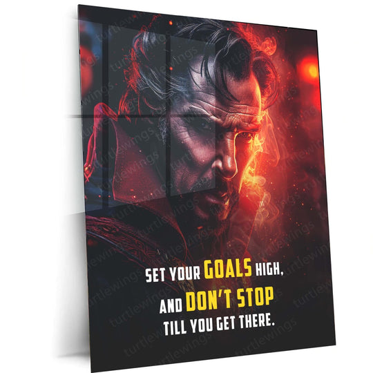 Mystic Wisdom - Doctor Strange Quote Metal Poster | Marvel Wall Art | HD Print