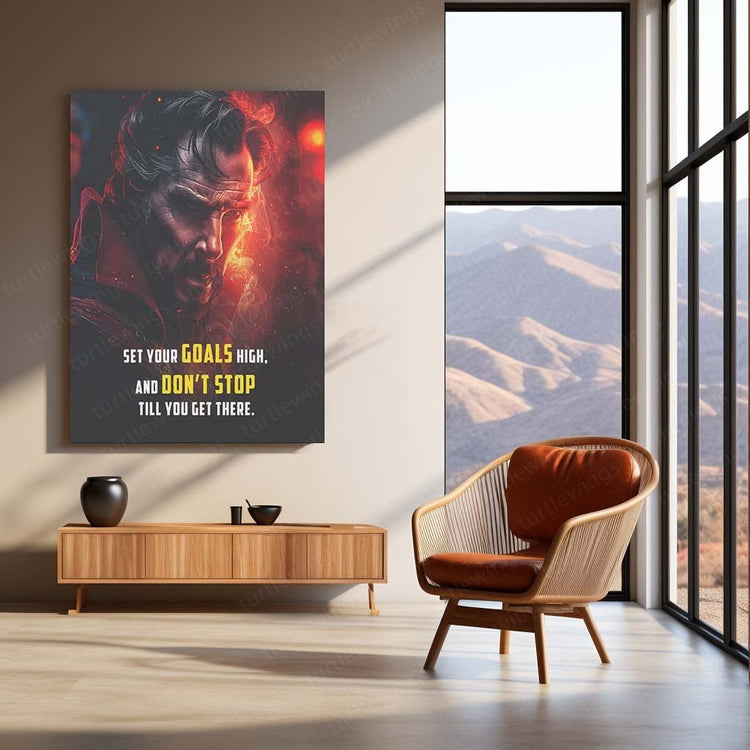 Mystic Wisdom - Doctor Strange Quote Metal Poster | Marvel Wall Art | HD Print