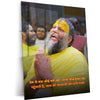 Premanand Ji Maharaj Metal Poster – Divine Wisdom & Devotion 1