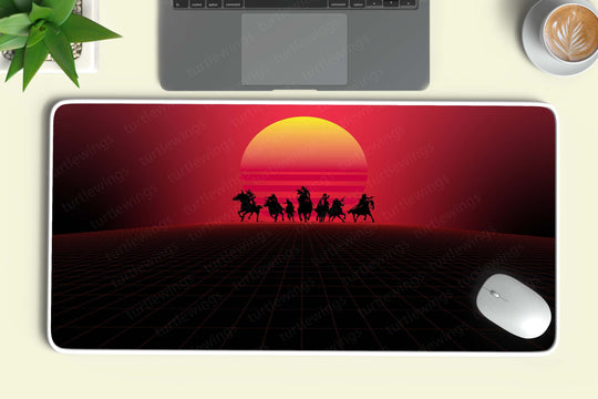 Red Dead Redemption Sunset Minimalist Deskmat