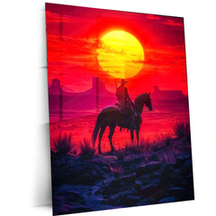 Red Dead Redemption Metal Poster