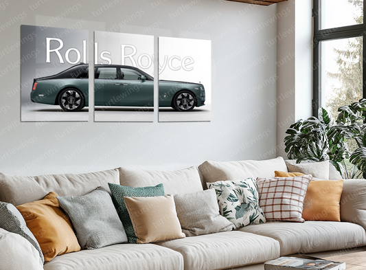 Rolls Royce Car Split Poster – Luxury and Elegance Redefined