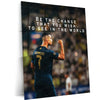 Cristiano Ronaldo Inspirational Quote Metal Poster | Soccer Icon | Turtlewings