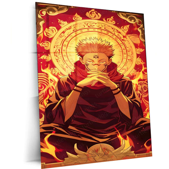 Ryomen Sukuna – Jujutsu Kaisen Metal Poster - TURTLEWINGS 