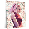 Sakura Haruno Metal Poster – Naruto | Beautiful Ninja Artwork | Inspirational Wall Decor