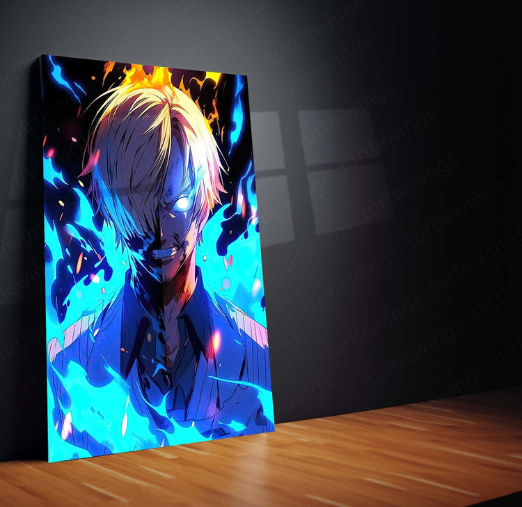 Culinary Adventure - Sanji One Piece Metal Poster | Anime Wall Art | HD Quality 02