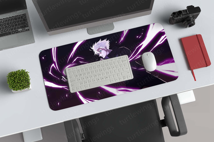 Satoru Gojo Purple Jujutsu Kaisen Deskmat | Limitless Sorcerer Design