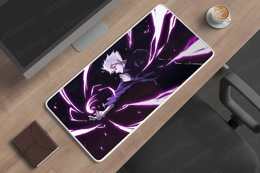 Satoru Gojo Purple Jujutsu Kaisen Deskmat | Limitless Sorcerer Design