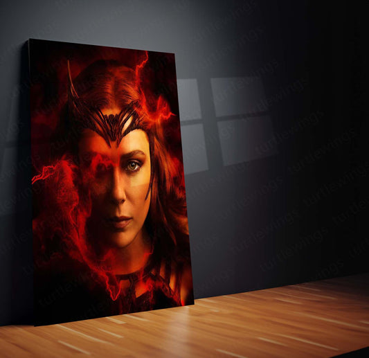 Scarlet Witch Metal Poster | Marvel Superhero | HD Print