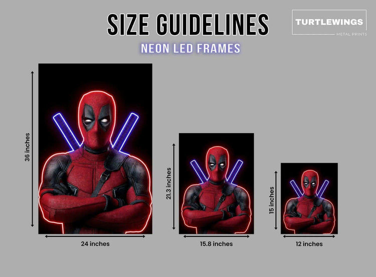 The Mandalorian Neon LED Metal Poster - TURTLEWINGS 