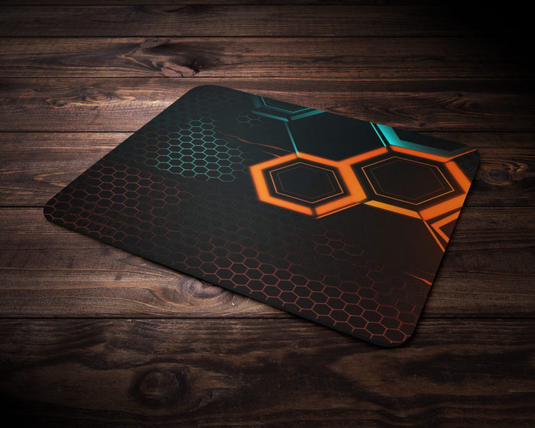 Illuminate Your Desk: TurtleWings Light Block Abstract Design Mouse Pad – Vibrant Precision in Every Move