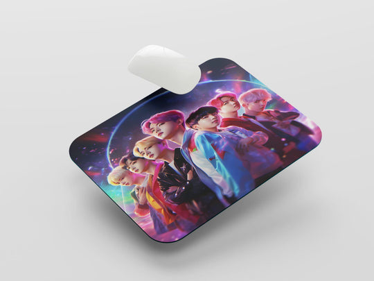 BTS Harmony: TurtleWings BTS Group Mouse Pad – Bring K-Pop Precision to Your Workspace